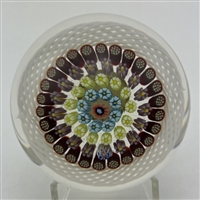1985 Parabelle Close Concentric Millefiori Paperweight