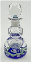 Perthshire PP74 Faceted Bottle With Pattern Millefiori