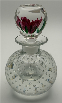 Pairpoint Crimp Rose Scent Bottle