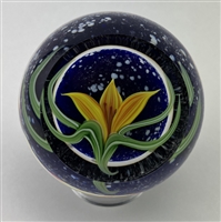 2012 Chris Sherwin Lily Flower Blossom Paperweight