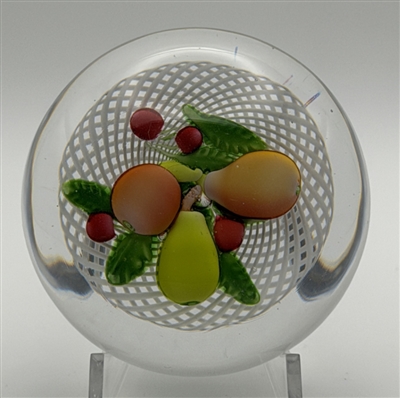 Antique St. Louis Fruit Bouquet Paperweight