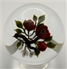 1994 Victor Trabucco Red China Rose Paperweight