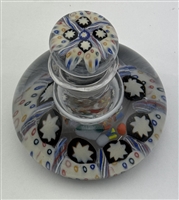 Vasart Spoke Patern Millefiori Inkwell