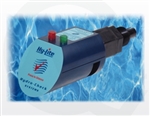 Hy-Lite Resistivity Water Quality Indicator Light - 5 MEG Ohm/cm Threshold Setting, with Audible Alarm, 1/2" & 3/4" Male NPT Connection, HyTran-A 110 VAC/12 VDC Transformer w/ 8' power cord