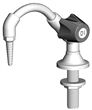 Miniature Polypropylene Lab Faucet