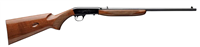 Browning SA-22 Grade I semi-auto 22LR rifle with walnut stock, polished blued receiver, bottom ejection, take-down design, and 19 3/8 inch barrel