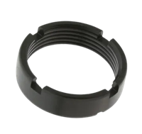 Schmid mil-spec hardened steel black oxide receiver extension castle nut