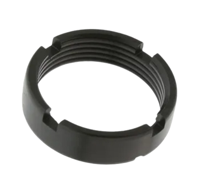 Schmid mil-spec hardened steel black oxide receiver extension castle nut