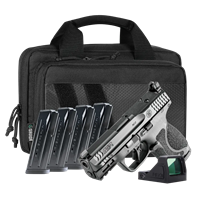 Smith & Wesson M&P9 M2.0 Compact 3.6 inch 9mm no thumb safety Carry On Bundle