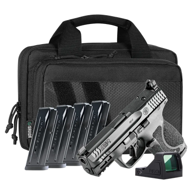 Smith & Wesson M&P9 M2.0 Compact 3.6 inch 9mm no thumb safety Carry On Bundle