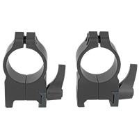 Warne 202LM Maxima 1 Inch QD High Matte Scope Rings Picatinny Weaver