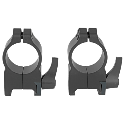 Warne 202LM Maxima 1 Inch QD High Matte Scope Rings Picatinny Weaver