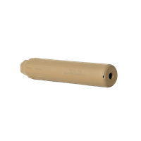 HUXWRX FLOW 22 Ti 3D Printed Grade 5 Titanium Suppressor in Flat Dark Earth