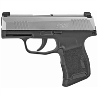 SIG SAUER P365 9MM 3.1" STAINLESS SLIDE XRAY3 DAY/NIGHT SIGHTS 2 MAGAZINES - 1 FLUSH FIT 10ROUND AND 1 EXTENDED 10 ROUND