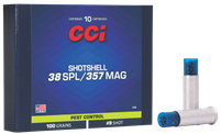 CCI Pest Control Shotshell 38 Special 357 Magnum #9 Shot 10 Rounds