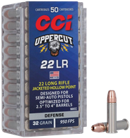 CCI Uppercut 22 LR 32 Grain Jacketed Hollow Point 50 Round Box 960CC ammunition