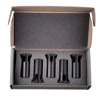 SilencerCo Common Piston Kit AC728 Five Black Nitride Suppressor Pistons