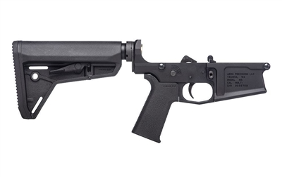 AERO PRECISION M5 (.308) COMPLETE LOWER RECEIVER W/ MOE SL GRIP & SL CARBINE STOCK - ANODIZED BLACK