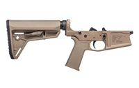 AERO PRECISION M5 (.308) COMPLETE LOWER RECEIVER W/ MOE SL GRIP & SL CARBINE STOCK - FLAT DARK EARTH