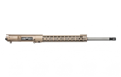 AERO PRECISION M5 22" 6.5 CREEDMOOR SS FLUTED COMPLETE UPPER RECEIVER - ATLAS S-ONE HANDGUARD FDE