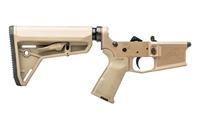 AERO PRECISION M4E1 COMPLETE LOWER RECEIVER W/MOE GRIP & SL STOCK - FDE FURNITURE