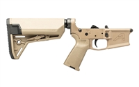 AERO PRECISION M4E1 COMPLETE LOWER RECEIVER W/MOE GRIP & SL-S STOCK - FDE