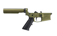 Aero Precision M4E1 Carbine Complete Lower Receiver with A2 Grip and No Stock - OD Green Anodized