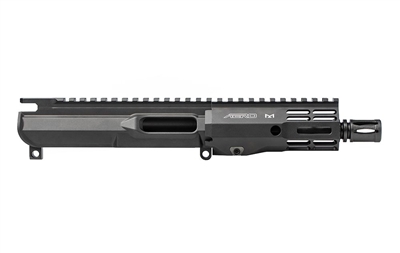 AERO PRECISION EPC-9 THREADED 5.5" 9MM COMPLETE UPPER RECEIVER WITH ATLAS R-ONE 4.8" HANDGUARD - ANODIZED BLACK