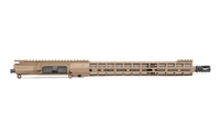 AERO PRECISION M4E1 THREADED 16" STAINLESS STEEL .223 WYLDE COMPLETE UPPER RECEIVER W/ ATLAS S-ONE HANDGUARD - FDE