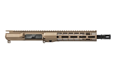 AERO PRECISION M4E1-THREADED NO FORWARD ASSIST 10.5" 5.56 COMPLETE UPPER - MLOK R-ONE HANDGUARD FDE