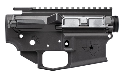 AERO PRECISION M4E1 THREADED ASSEMBLED RECEIVER SET SPECIAL EDITION: TEXAS - ANODIZED BLACK