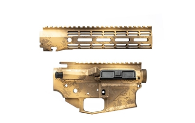 AERO PRECISION M4E1 BUILDER SET BRONZE DIGIWASH W/ ATLAS S-ONE 9" MLOK RAIL