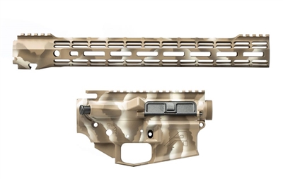 AERO PRECISION M4E1 BUILDER SET W/15" ATLAS S-ONE M-LOK HANDGUARD - FREEHAND ARID CAMO