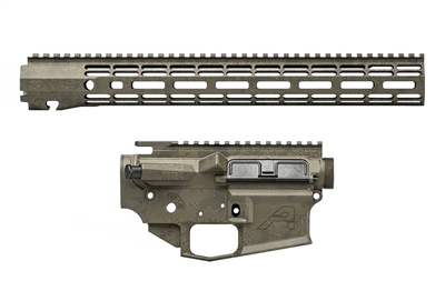 AERO PRECISION M4E1 BUILDER SET W/15" ATLAS R-ONE M-LOK HANDGUARD - BDL HALFTONE OD