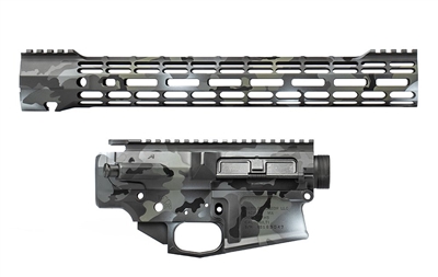 AERO PRECISION M5 BUILDER SET W/15" ATLAS S-ONE M-LOK HANDGUARD - MIDNIGHT MARSHLAND