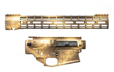 AERO PRECISION M5 BUILDER SET W/15" ATLAS S-ONE M-LOK HANDGUARD - BRONZE DIGIWASH