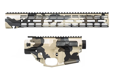 AERO PRECISION M5E1 HIGHLAND HUNTER CAMO BUILDER SET W/ ATLAS R-ONE 15" MLOK RAIL