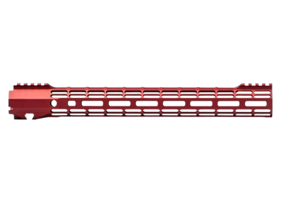Aero Precision ATLAS S-ONE 15 inch M-LOK handguard in Bordeaux Red anodized finish