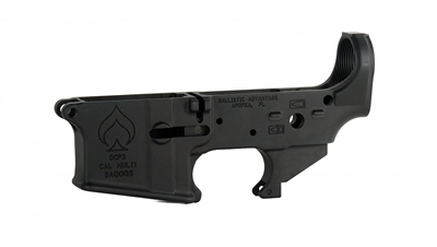 BALLISTIC ADVANTAGE STRIPPED LOWER RECEIVER - BLACK ANODIZED