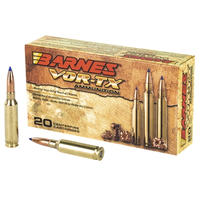 BARNES 6.5 CREEDMOOR 120 GRAIN TIPPED TRIPLE SHOCK - TTSX 200 ROUND CASE