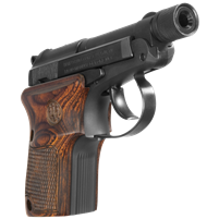 Beretta 21A Bobcat Covert 22LR Pistol with Threaded Barrel and Dark Walnut Grips