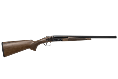 CZ SHARP-TAIL COACH BLACK HARD CHROME 12 GUAGE 3" 20" FIXED CYLINDER WALNUT STOCK COLOR CASE HARDENED FINISH