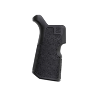 Die Free Co Kung Fu Grip - Ergonomic AR15/M4 and AR10/SR25 firearm accessory, designed for natural fighting posture, reduced angle, and enhanced finger groove for improved comfort and reduced hand fatigue.