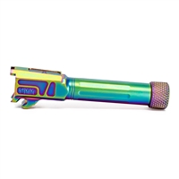 FAXON MATCH SERIES STRAIGHT FLUTED BARREL FOR 365 1/10 TWIST 416-R CHAMELEON PVD FINSIHED TARGET CROWN - THREADED