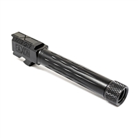 FAXON MATCH SERIES BARREL FOR GLOCK 19 WITH PATENTED FLAME FLUTING COMPACT GEN 2-5 9MM 416-R STAINLESS QPQ NITRIDE - THREADED