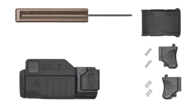 GLOCK Tactical Light II LED mounted on a pistol