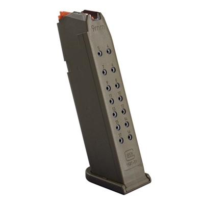 GLOCK GEN 5 9X19 17 ROUND MAGAZINE - OD