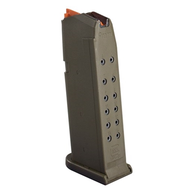 GLOCK 19 9X19 15 ROUND MAGAZINE - OD