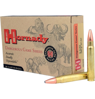 Hornady 9.3x62 Mauser 286 Grain InterLock SP-RP Dangerous Game Ammo