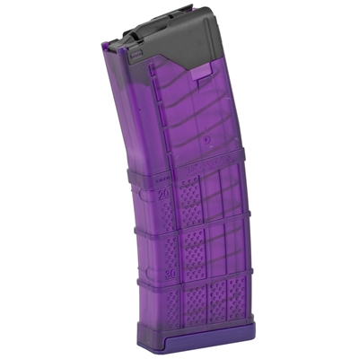 LANCER L5AWM 30RD MAGAZINE - TRANSLUCENT PURPLE